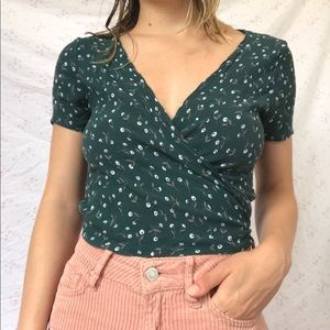 Brandy Melville wrap top